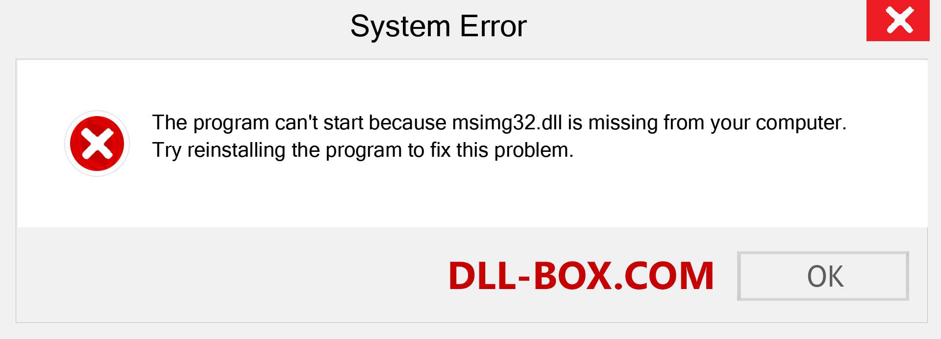  msimg32.dll file is missing?. Download for Windows 7, 8, 10 - Fix  msimg32 dll Missing Error on Windows, photos, images